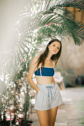 COBALT BANDEAU TOP