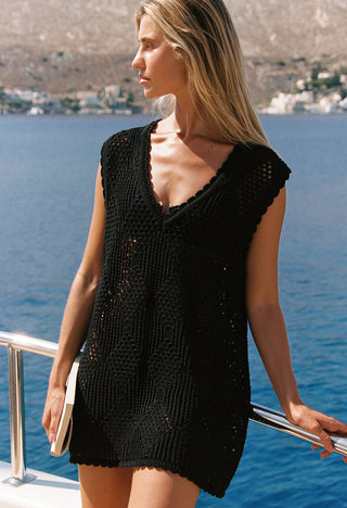 SERENITY KNIT MINI DRESS