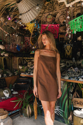 BROWNIE MINI DRESS
