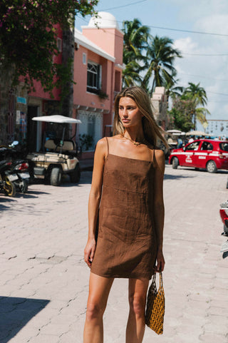 BROWNIE MINI DRESS