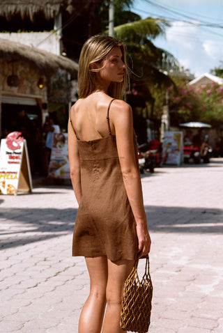 BROWNIE MINI DRESS