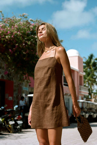 BROWNIE MINI DRESS