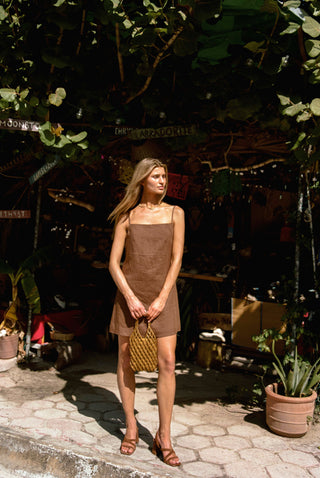 BROWNIE MINI DRESS