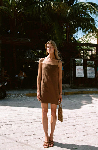 BROWNIE MINI DRESS