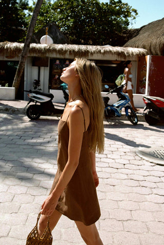 BROWNIE MINI DRESS