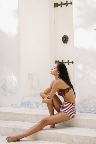 CHOCO BERRY SWIM SHORTS