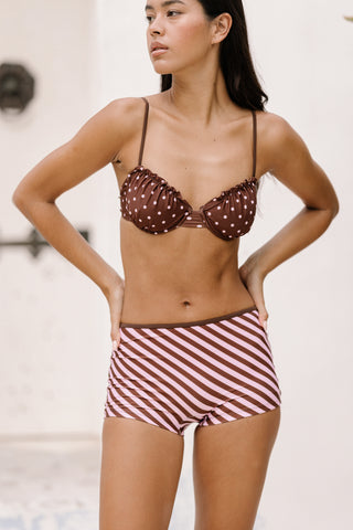CHOCO BERRY SWIM SHORTS
