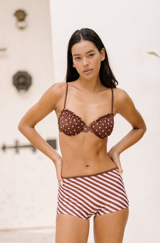 CHOCO BERRY SWIM SHORTS