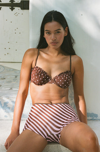 CHOCO BERRY SWIM SHORTS
