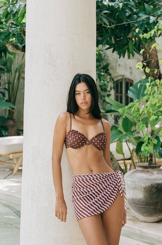 CHOCO BERRY UNDER WIRE TOP