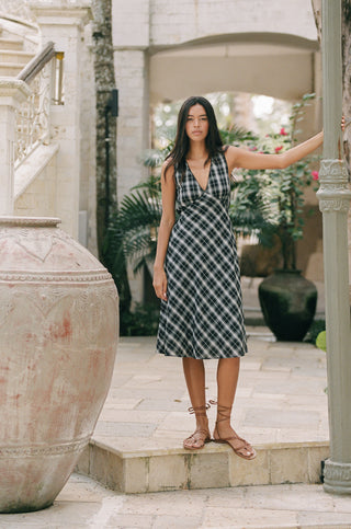 MADELEINE V-NECK DRESS