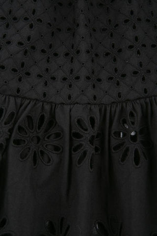 EBONY MAXI TIERED SKIRT