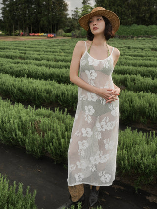 REVERIE CROCHET MAXI DRESS