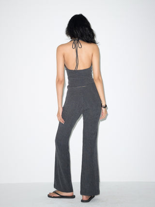 COAL HALTER VEST TOP