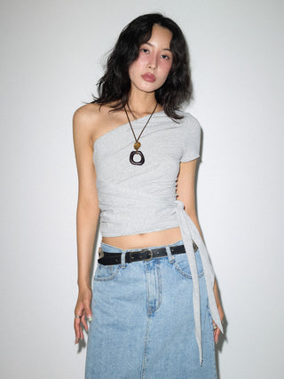 ASH ONE-SHOULDER TOP