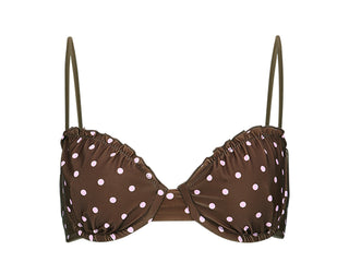CHOCO BERRY UNDER WIRE TOP