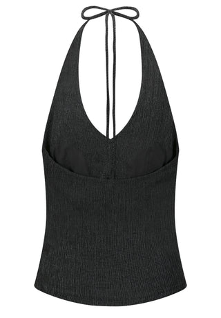 COAL HALTER VEST TOP