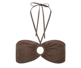 BROWNIE RING HALTER TOP