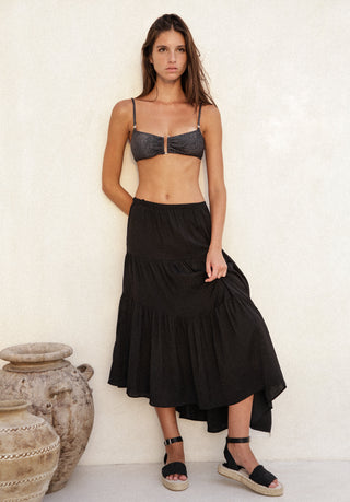 HYPNOTIC TIERED SKIRT