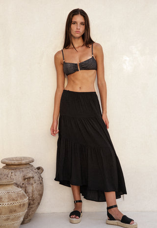 HYPNOTIC TIERED SKIRT