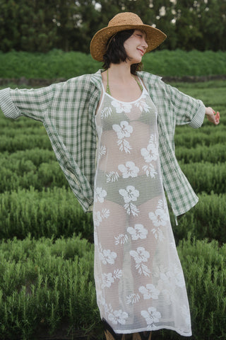 SAGE TIE-FRONT SHIRT