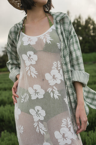 SAGE TIE-FRONT SHIRT