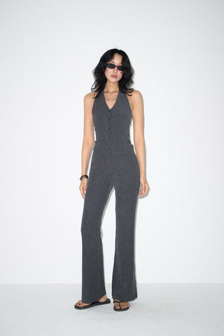 COAL HALTER VEST TOP
