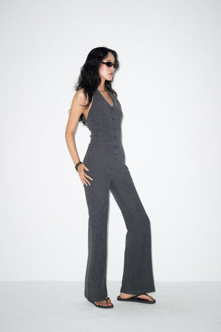 COAL HALTER VEST TOP