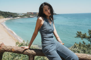 INDIGO FLARE PANTS