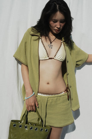 PISTACHIO SOFT SHORTS