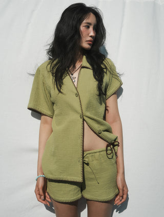 PISTACHIO SOFT SHORTS