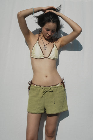 PISTACHIO SOFT SHORTS