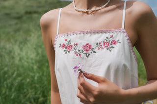 DEAR ROSE PINAFORE DRESS