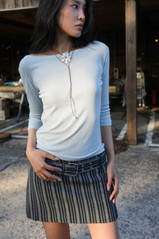 SHADOW BELTED MINI SKORT