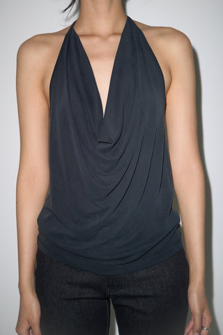SHADOW FLOW HALTER TOP