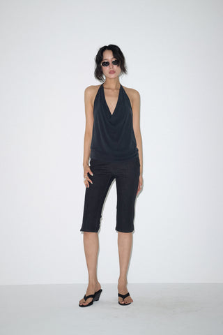 SHADOW FLOW HALTER TOP