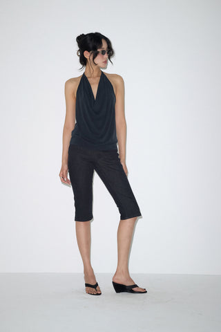 SHADOW FLOW HALTER TOP
