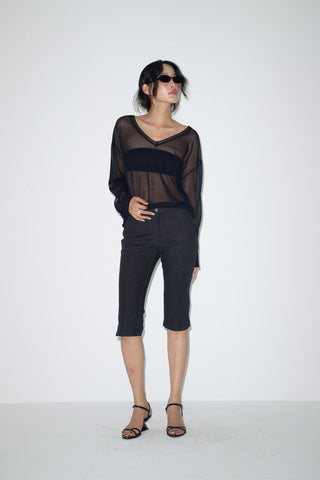 COAL CAPRI PANTS
