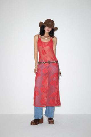 DAHONG CROCHET MAXI DRESS