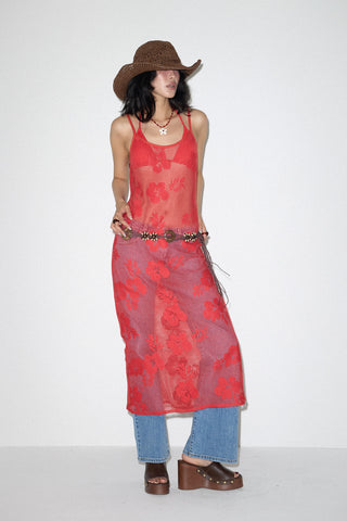 DAHONG CROCHET MAXI DRESS