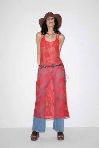 DAHONG CROCHET MAXI DRESS