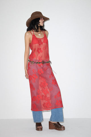 DAHONG CROCHET MAXI DRESS