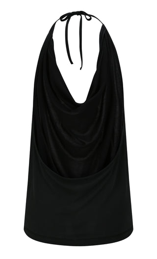 SHADOW FLOW HALTER TOP