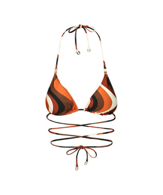 SUNSET WAVE CROSS STRING TOP