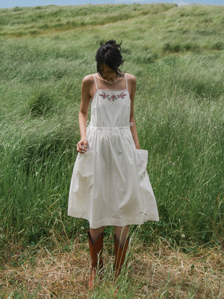 DEAR ROSE PINAFORE DRESS