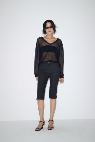 COAL CAPRI PANTS