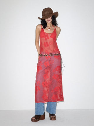 DAHONG CROCHET MAXI DRESS