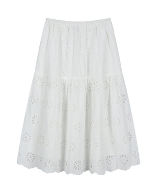 SOONSOO MIDI TIERED SKIRT