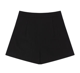 EBONY CREPE SHORTS