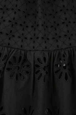 EBONY MAXI TIERED SKIRT